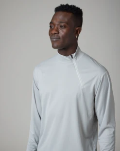 Polyester Power Dry Technical Half Zip Pullover – Antibacterial Grid Texture Base Layer -Snow Peak Shop SnowPeak SS23 0868