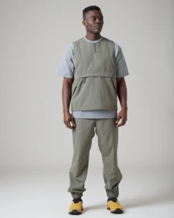 Takibi Weather Cloth Vest – Fire-Resistant Lightweight Aramid Workwear Layer -Snow Peak Shop SnowPeak SS23 0884