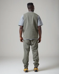 Takibi Weather Cloth Vest – Fire-Resistant Lightweight Aramid Workwear Layer -Snow Peak Shop SnowPeak SS23 0886