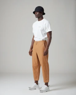 Snow Peak Light Mountain Cloth Pants - Olive Green Relaxed Fit Chino Trousers -Snow Peak Shop SnowPeak SS23 0927