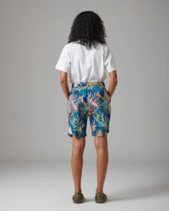 Snow Peak Printed Breathable Quick Dry Shorts – Recycled Crepe-Textured Baggy Fit -Snow Peak Shop SnowPeak SS23 C 2135