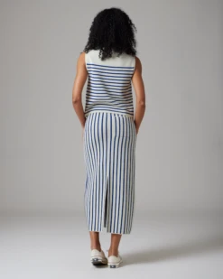 Cotton Nylon Heavy-Weight Pencil Skirt - Ankle Length Slim Fit with Back Split -Snow Peak Shop SnowPeak SS23 C 2208