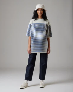 Cotton Nylon Short Sleeve Crewneck Pullover – Heavy-Weight Relaxed Fit Sweat-Wicking Top -Snow Peak Shop SnowPeak SS23 C 2262