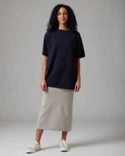 Cotton Nylon Boat Neck Pullover - Heavy-Weight Sweat-Wicking Relaxed Fit Top 19 Cotton Nylon Boat Neck Pullover - Heavy-Weight Sweat-Wicking Relaxed Fit Top -Snow Peak Shop SnowPeak SS23 C 2317