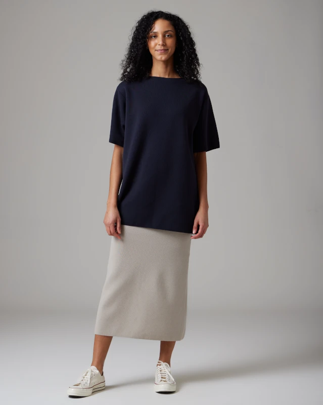 Cotton Nylon Boat Neck Pullover - Heavy-Weight Sweat-Wicking Relaxed Fit Top 11 Cotton Nylon Boat Neck Pullover - Heavy-Weight Sweat-Wicking Relaxed Fit Top - Image 9