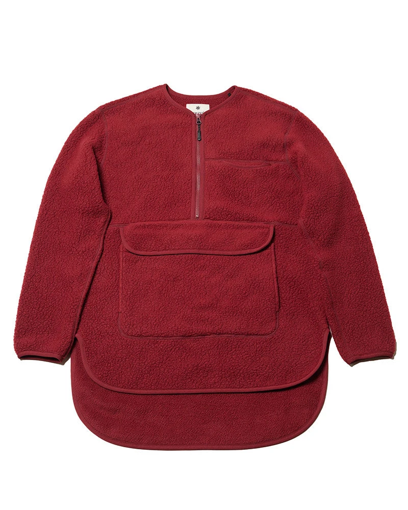 Snow Peak Bordeaux Thermal Boa Fleece Pullover - Recycled Thermal Pro Henley 3 Snow Peak Bordeaux Thermal Boa Fleece Pullover - Recycled Thermal Pro Henley