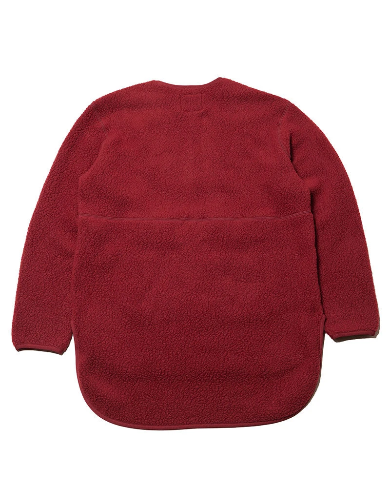 Snow Peak Bordeaux Thermal Boa Fleece Pullover - Recycled Thermal Pro Henley 4 Snow Peak Bordeaux Thermal Boa Fleece Pullover - Recycled Thermal Pro Henley - Image 2