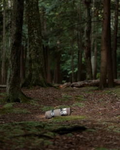 Snow Peak x Rumpl Nanoloft® Takibi Blanket in Pro Brown – Fire-Resistant Quilted Outdoor Blanket -Snow Peak Shop SnowpeakXRumple Camp 11 jpg