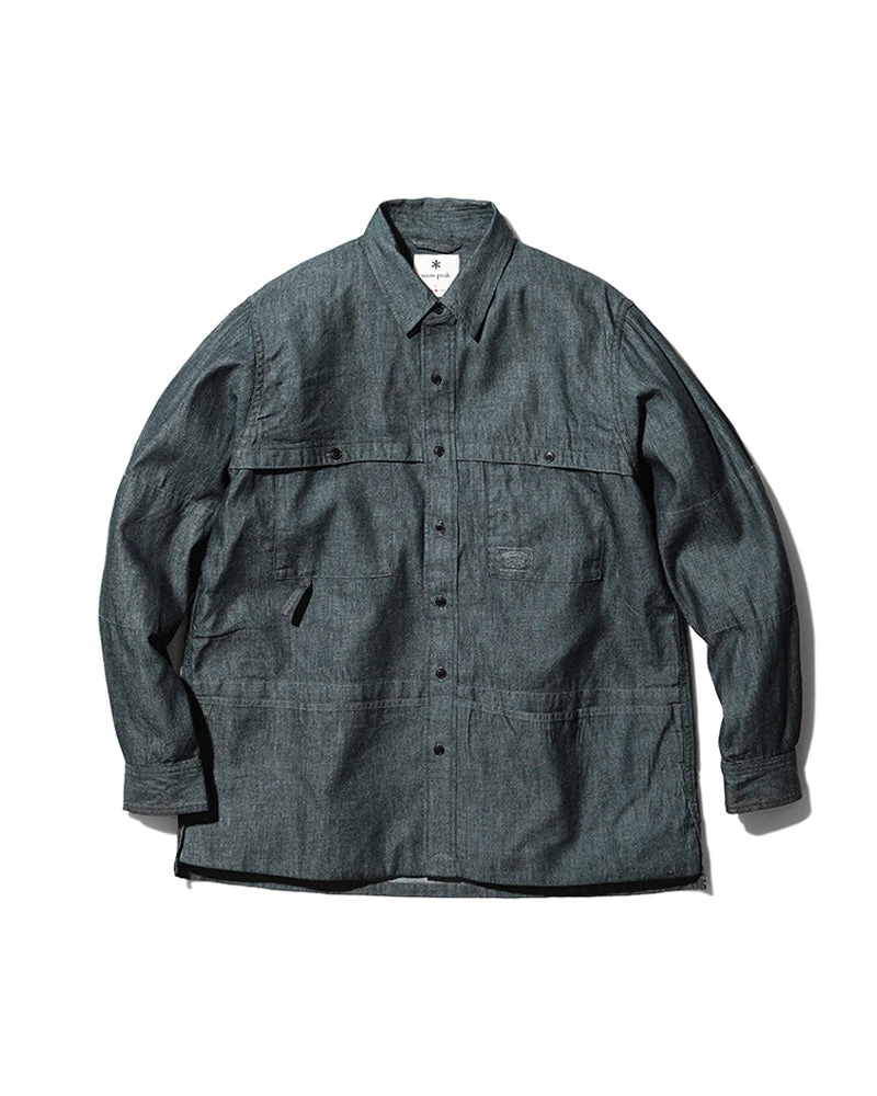 Takibi Light Denim Utility Shirt 3 Takibi Light Denim Utility Shirt