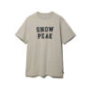 Snow Peak Felt Logo T-Shirt -Snow Peak Shop TS 22AU001 hero 01