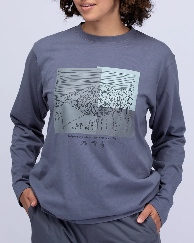 Mt. Echigo Komagatake Graphic Long Sleeve T-Shirt - Organic Cotton Wrinkle-Resistant Top 6 Mt. Echigo Komagatake Graphic Long Sleeve T-Shirt - Organic Cotton Wrinkle-Resistant Top - Image 4