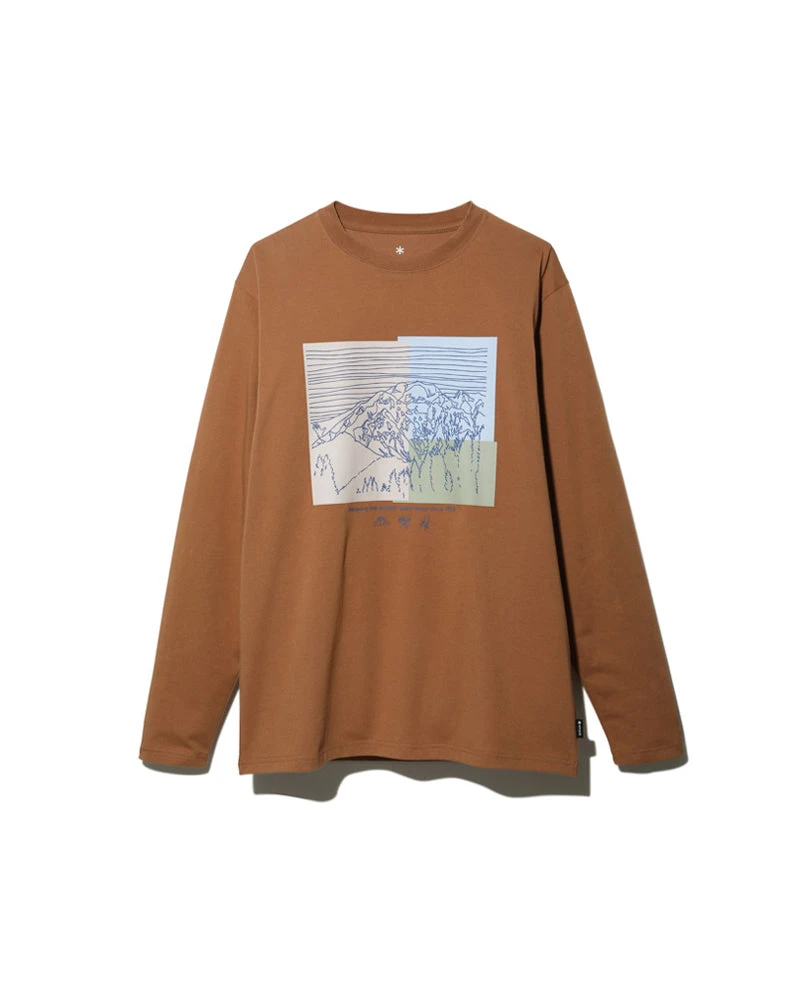 Mt. Echigo Komagatake Graphic Long Sleeve T-Shirt - Organic Cotton Wrinkle-Resistant Top 4 Mt. Echigo Komagatake Graphic Long Sleeve T-Shirt - Organic Cotton Wrinkle-Resistant Top - Image 2