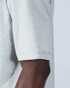 Recycled Cotton Heavyweight Mockneck T-Shirt - Premium Structured Short Sleeve Tee -Snow Peak Shop TS 22SU402 alt 06 b6860d5a 1dca 4bad a52e a403b44e7e08