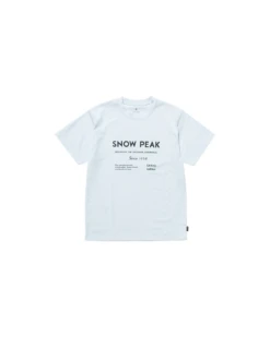 SP Typography T-Shirt 7 SP Typography T-Shirt -Snow Peak Shop TS 24AU101 White P 1 png