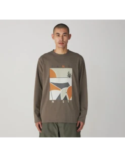 Land Nest Long Sleeve T-Shirt 11 Land Nest Long Sleeve T-Shirt -Snow Peak Shop TS 24AU105 White switch2 jpg