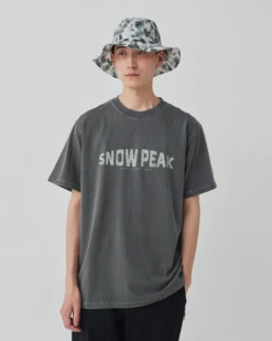 Recycled Cotton Dyed T-Shirt SP - 'Designing the Outdoor Experience' Graphic Top -Snow Peak Shop TS 25SU201 240506 m0778 scaled jpg