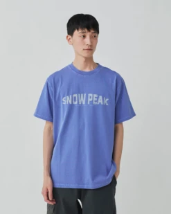 Recycled Cotton Dyed T-Shirt SP - 'Designing the Outdoor Experience' Graphic Top -Snow Peak Shop TS 25SU201 240506 m0916 scaled jpg