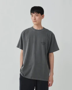 Snow Peak Recycled Cotton Dyed T-Shirt – Oval Logo Eco-Friendly Short Sleeve Crew Neck -Snow Peak Shop TS 25SU202 240506 m0823 scaled jpg