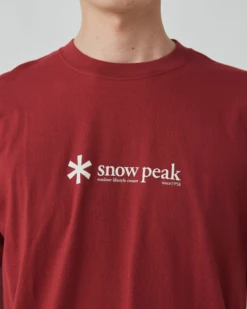 Soft Cotton Logo Short Sleeve T-Shirt -Snow Peak Shop TS 25SU401 240506 m0470 scaled jpg