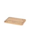 Snow Peak Solid Oak Charcuterie Serving Plate & Portable Cutting Board