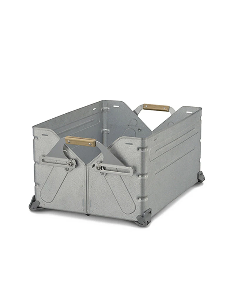 Snow Peak Stacking Shelf Container 50 - Steel Modular Storage Box with Bamboo Handles 3 Snow Peak Stacking Shelf Container 50 - Steel Modular Storage Box with Bamboo Handles