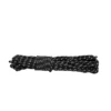 Snow Peak Polypropylene Rope Pro. 4mm in Black – 32ft Heavy-Duty Braided Guy Line for Tents & Tarps
