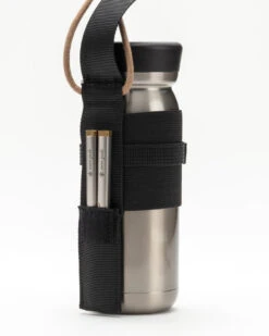 Snow Peak Bottle Carrier - Black Mesh & Tan Strap Hands-Free Drinkware Holder 10 Snow Peak Bottle Carrier - Black Mesh & Tan Strap Hands-Free Drinkware Holder -Snow Peak Shop bottle carrier tw 520 alt 04 1