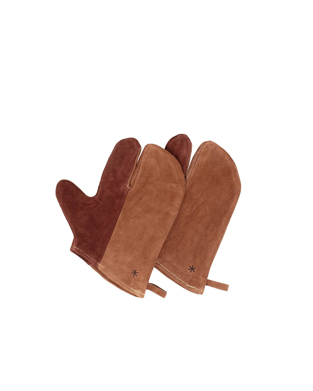 Snow Peak Brown Leather Camper Mittens – Fire-Resistant Lobster Claw Outdoor Cooking Gloves 3 Snow Peak Brown Leather Camper Mittens – Fire-Resistant Lobster Claw Outdoor Cooking Gloves