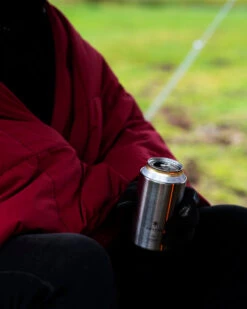 Snow Peak Shimo Can Cooler 350ml – Brushed Stainless Steel Vacuum-Insulated Drink Sleeve -Snow Peak Shop can cooler 350 tw 355 lifestyle 02 web