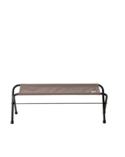 Snow Peak Gray Folding Bench - Lightweight Aluminum & Durable Canvas 2-Seater Camping Furniture -Snow Peak Shop folding bench lv 071gy alt 03