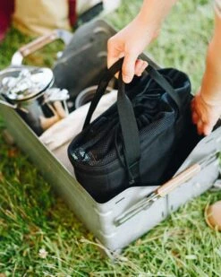 Snow Peak Home & Camp Burner Storage Bag - Black Padded Protective Gear Case -Snow Peak Shop home and camp stprage bag UG 552 alt 03 1