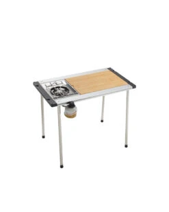 Snow Peak IGT 3 Unit Sitting Set – Silver Aluminum Modular Outdoor Kitchen Frame & Legs -Snow Peak Shop igt 3 unit standing set ck 147 alt 03