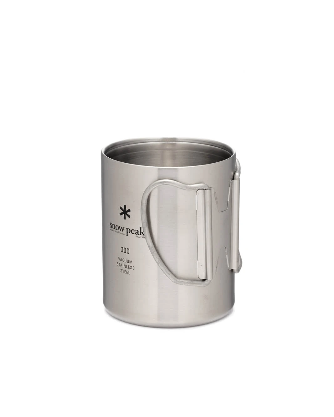 Snow Peak Stainless Steel Vacuum-Insulated Mug – Silver 300ml Double Wall Cup with Collapsible Handles 5 Snow Peak Stainless Steel Vacuum-Insulated Mug – Silver 300ml Double Wall Cup with Collapsible Handles - Image 3