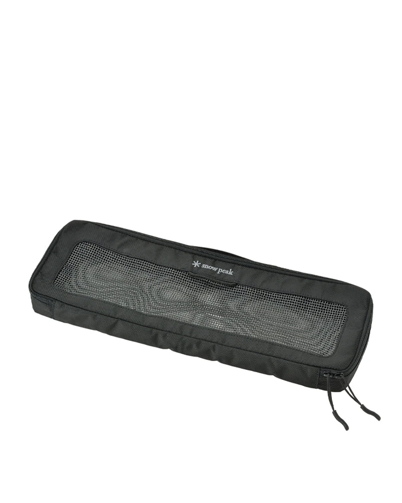 Snow Peak Kitchen Mesh Case L - Black Durable Nylon & Breathable Mesh Camping Tool Storage 3 Snow Peak Kitchen Mesh Case L - Black Durable Nylon & Breathable Mesh Camping Tool Storage