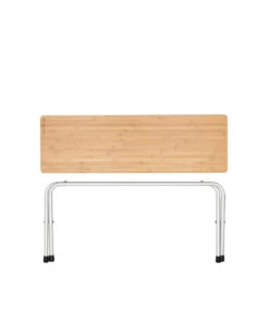 Snow Peak Bamboo Folding Bench Long -Snow Peak Shop long folding shelf bamboo lv 066tr alt 06