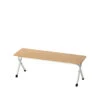 Snow Peak Bamboo Folding Bench Long
