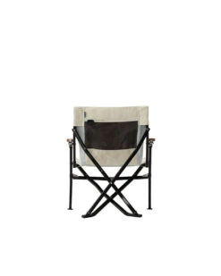 Snow Peak Luxury Low Beach Chair - Brown Canvas with Natural Wood Armrests & Compact Folding Design -Snow Peak Shop lv 093 low chair luxe iv alt 15