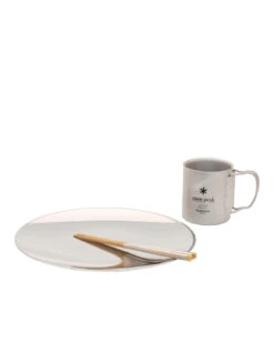 Snow Peak Mirror Plate – Polished Stainless Steel Tsubame-Sanjo Tableware Platter -Snow Peak Shop mirror plate tw 111 alt 04
