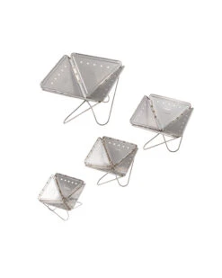 Snow Peak Pack & Carry Fireplace XL – Large Collapsible Stainless Steel Outdoor Fire Pit -Snow Peak Shop pack carry firepit st 034 alt 05