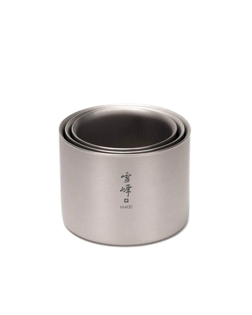 Snow Peak Ti-Double M400 Stacking Mug 4 Snow Peak Ti-Double M400 Stacking Mug - Image 2