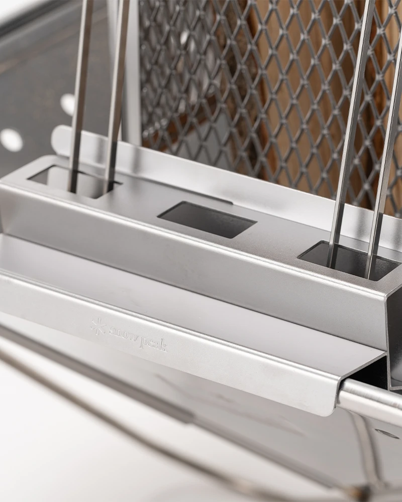 Snow Peak Takibi Hearth Starter Set – Vertical Skewer Grilling Attachment for Pack & Carry Fireplace 8 Snow Peak Takibi Hearth Starter Set – Vertical Skewer Grilling Attachment for Pack & Carry Fireplace - Image 6