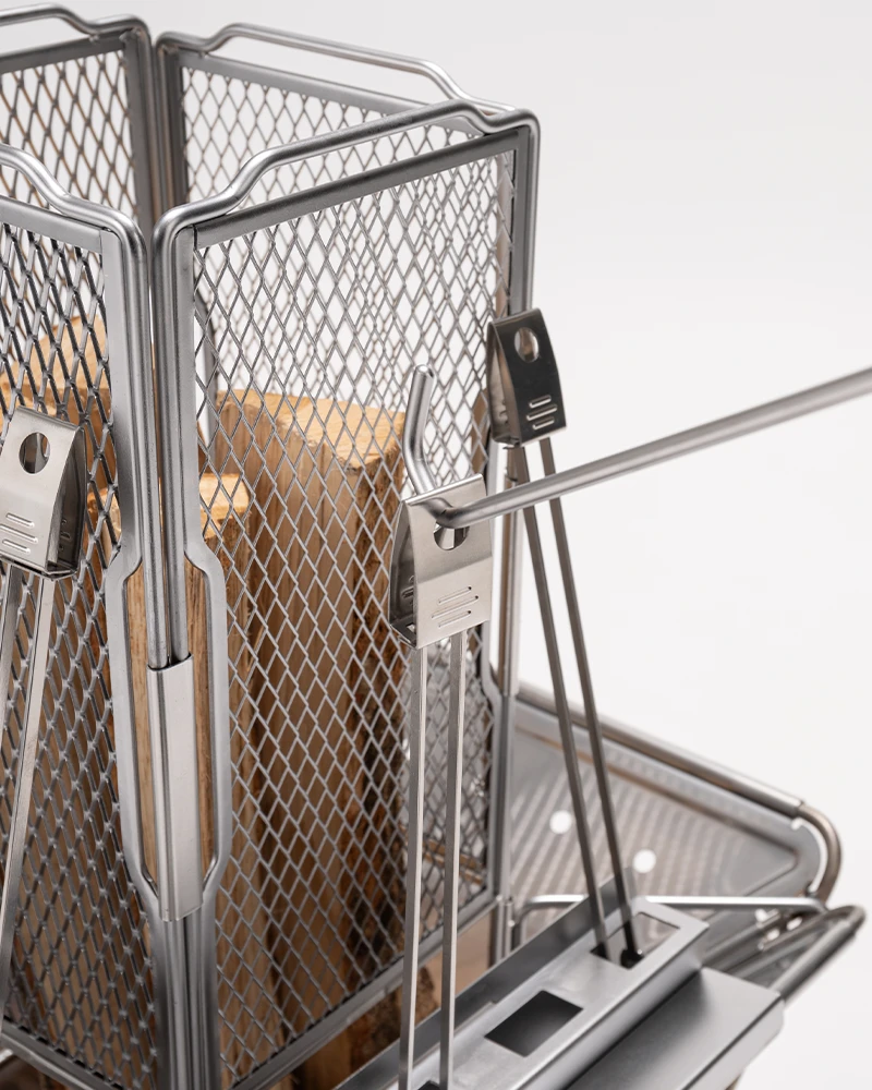 Snow Peak Takibi Hearth Starter Set – Vertical Skewer Grilling Attachment for Pack & Carry Fireplace 10 Snow Peak Takibi Hearth Starter Set – Vertical Skewer Grilling Attachment for Pack & Carry Fireplace - Image 8