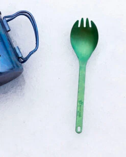 Snow Peak Titanium Spork -Snow Peak Shop titanium spork sct 004 lifestyle 05