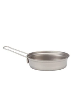 Snow Peak Trek 900 Titanium Cookset - 30 fl oz Ultralight Backpacking Pot and Pan -Snow Peak Shop titanium trek 900 scs 008t alt 04