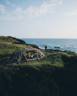 Snow Peak Zekka Panoramic View Large Shelter - Premium Multi-Room Camping Tent -Snow Peak Shop tp 710 lifestyle 05