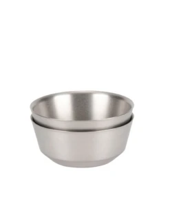 Snow Peak Ti-Double 600mL Titanium Insulated Bowl – Lightweight Nesting Camping Tableware -Snow Peak Shop tw 241 alt 01